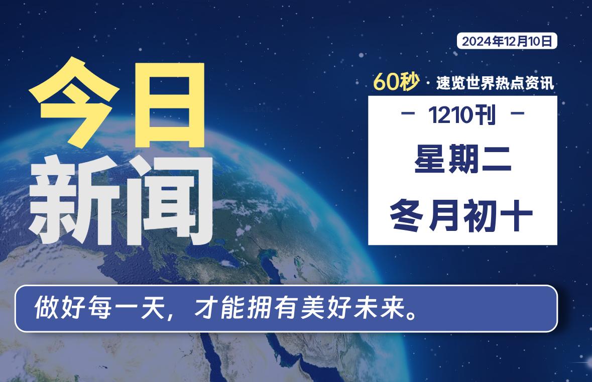 12月10日,星期二, 软件百科带你每天60秒读懂全世界!