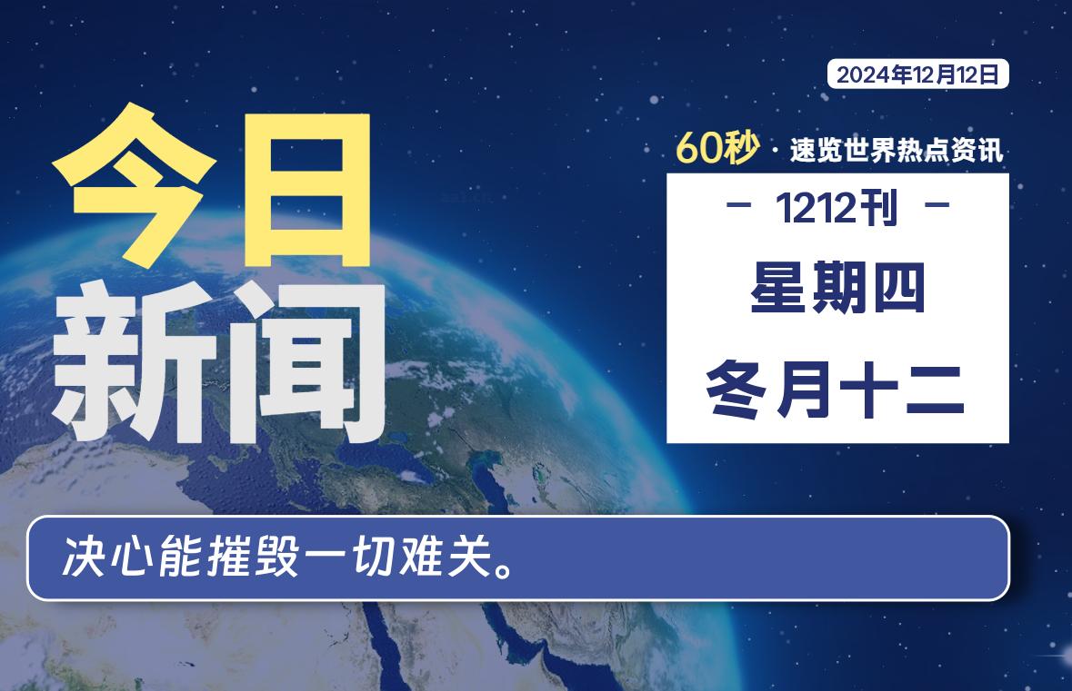 12月12日,星期四, 软件百科带你每天60秒读懂全世界!