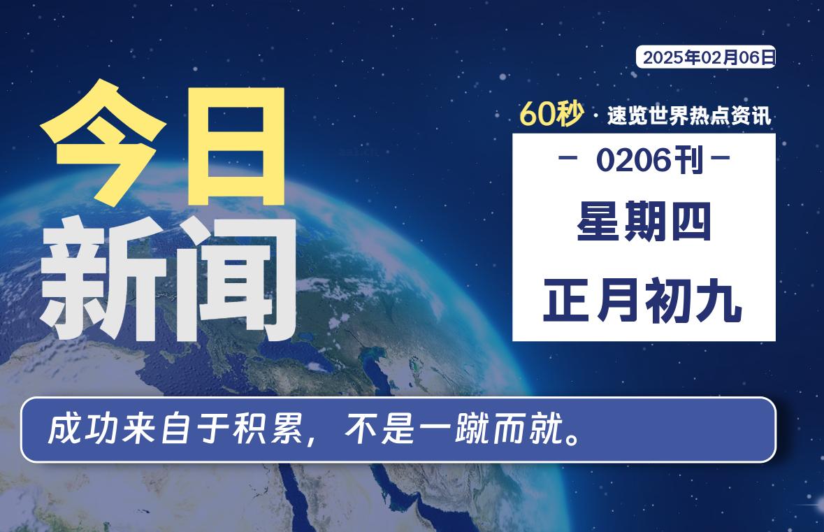 02月06日,星期四, 软件百科带你每天60秒读懂全世界!