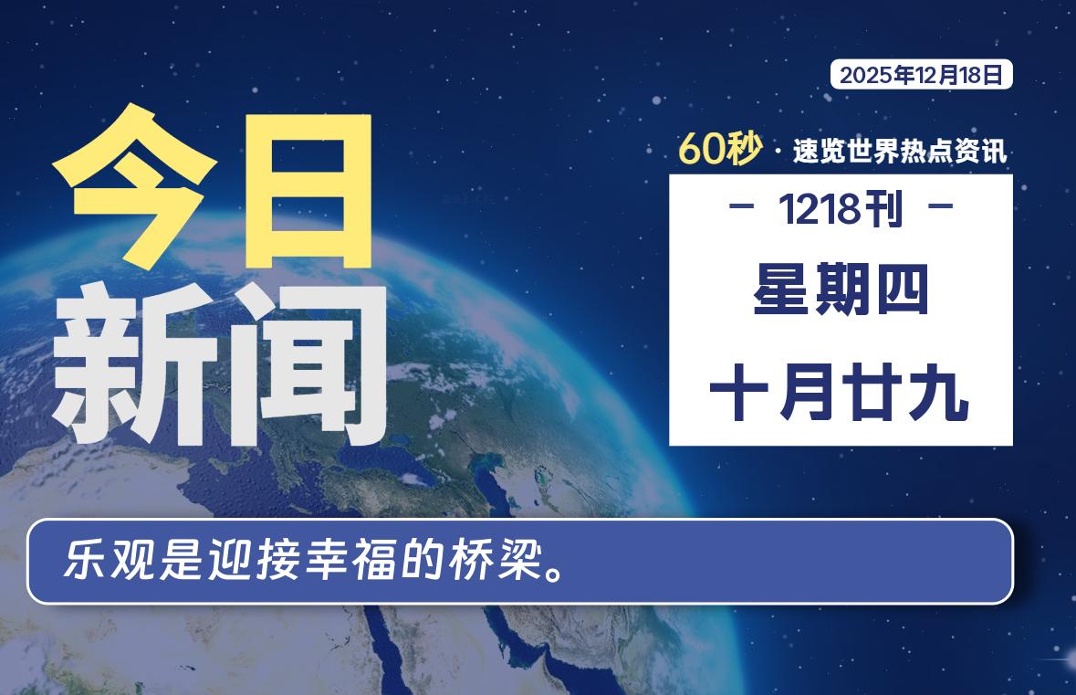 12月18日，星期四, 软件百科带你每天60秒读懂全世界！